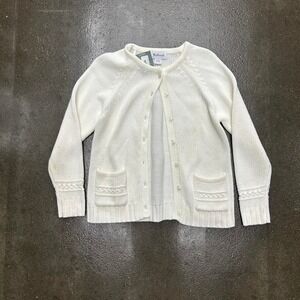 Vintage Westbound Size Small Cream Pearl Button Cardigan